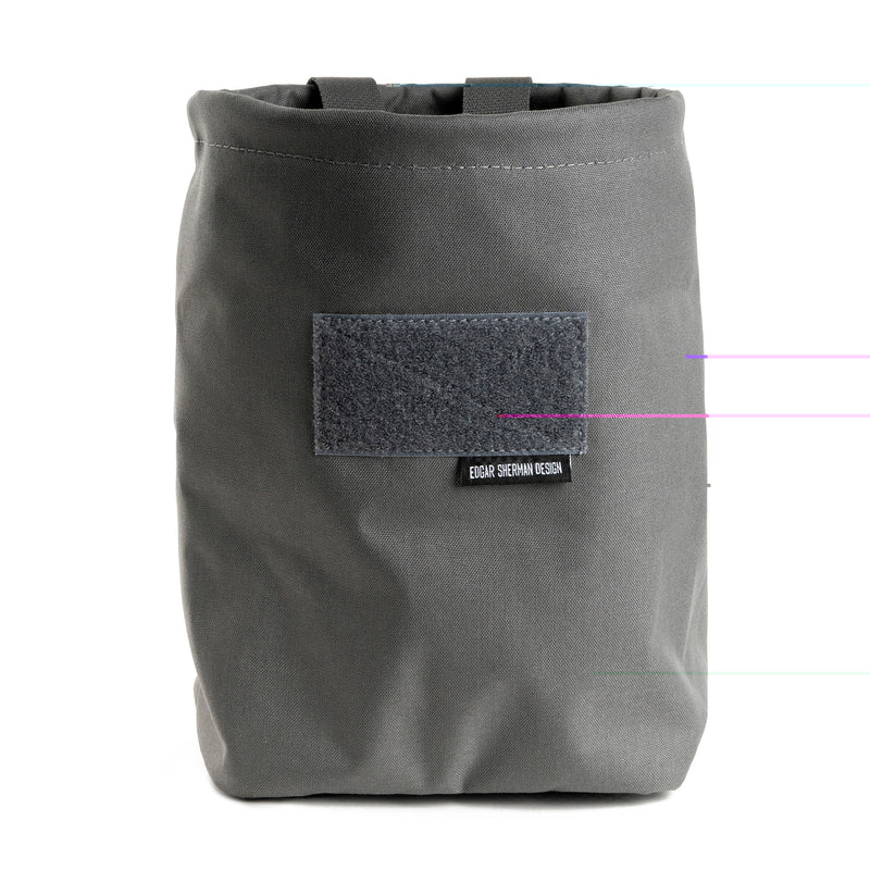 Load image into Gallery viewer, Esd Sap Bucket Dump Pouch Wolf Gray
