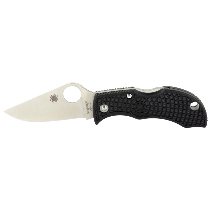 Load image into Gallery viewer, Spyderco Manbug Black Frn Plain