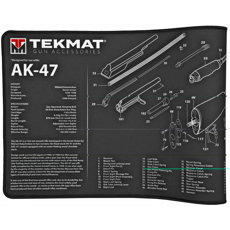 Load image into Gallery viewer, Tekmat Ultra Rifle Mat Ak47 Black (TEK-R44-AK47)