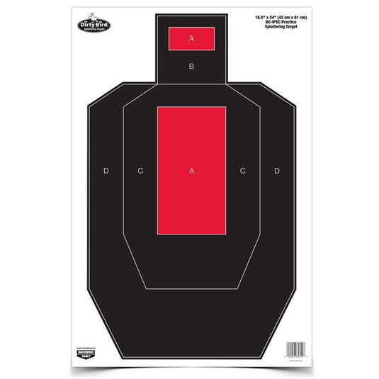 Birchwood Casey Dirty Bird Ipsc Prctce Target 3pk