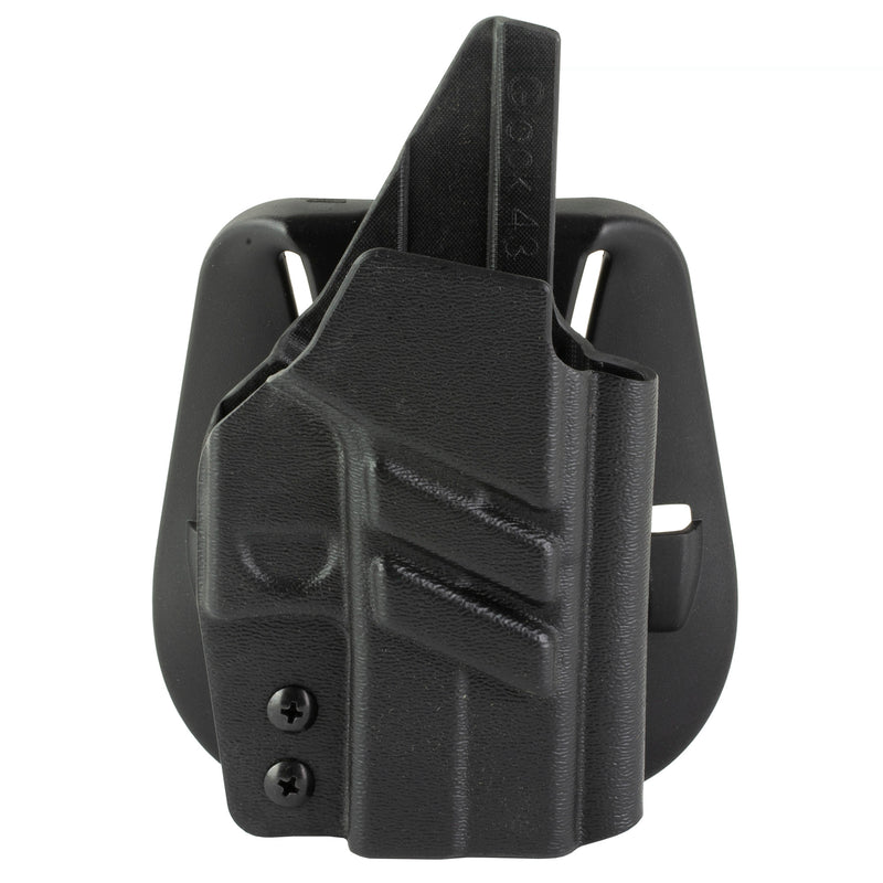 Load image into Gallery viewer, 1791 Gunleather Tactical Kydex Paddle OWB Holster for Glock 43X MOS Right Hand Black