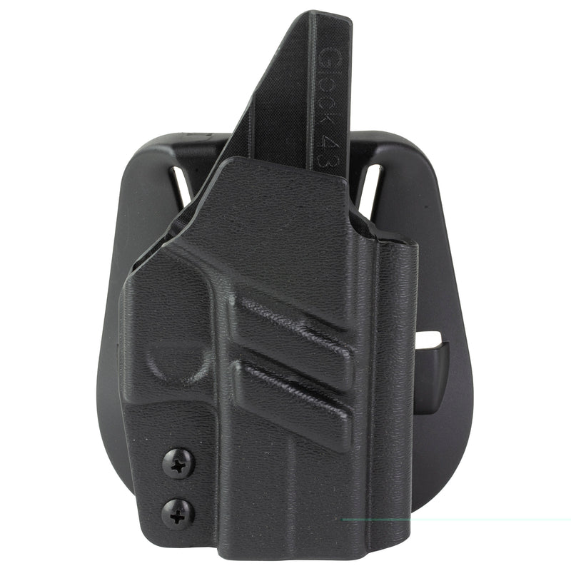 Load image into Gallery viewer, 1791 Gunleather Tactical Kydex IWB Holster for Glock 43X MOS Right Hand Black