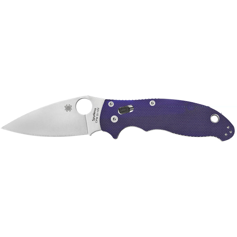 Load image into Gallery viewer, Spyderco Manix 2 G-10 Dark Bl 3.375