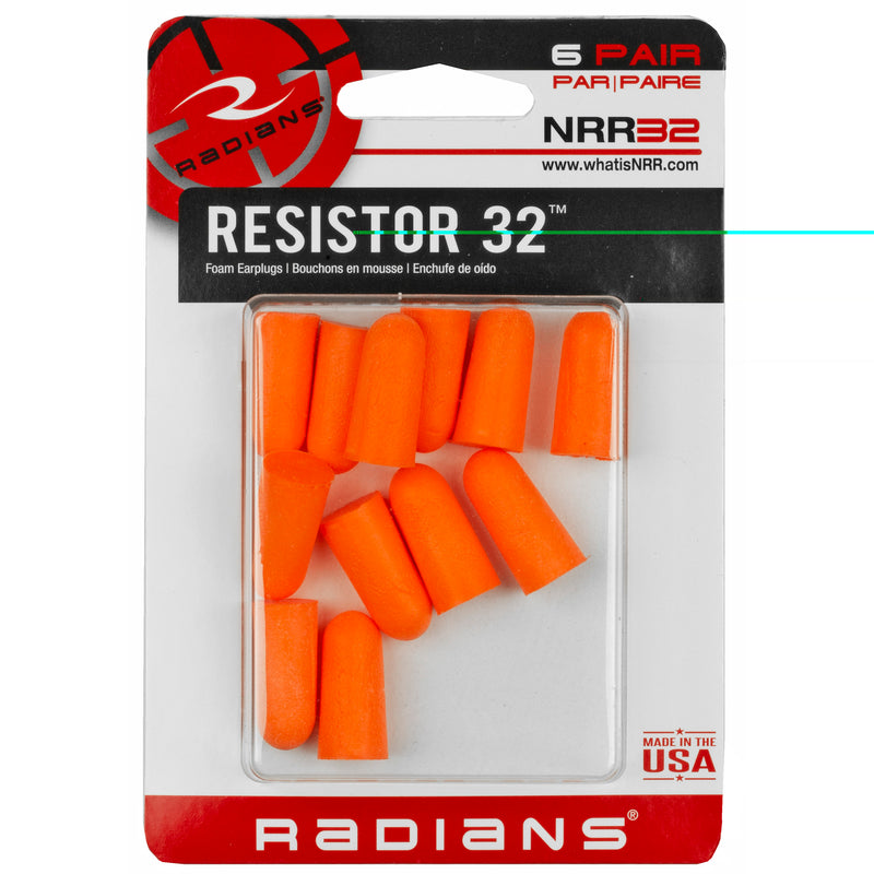 Load image into Gallery viewer, Radians Resistor Earplug 6 Pairs