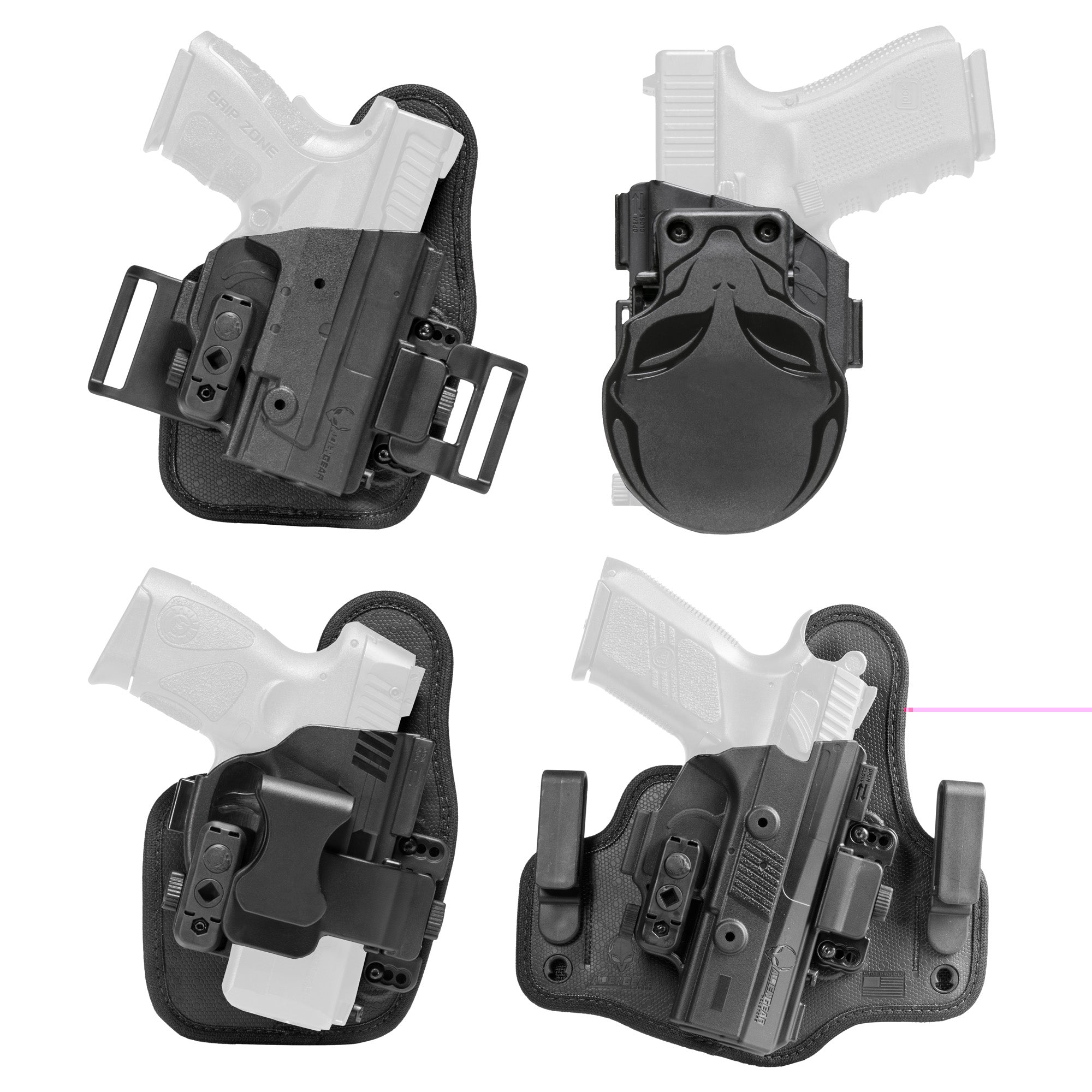 ALIEN GEAR HOLSTERS SHAPE SHIFT MODULAR HOLSTER SYSTEM FOR GLOCK 19, 23, outlet 32 RH