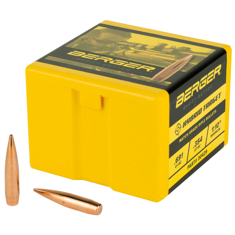 Load image into Gallery viewer, Berger .30 215gr Hybrid Target 100ct