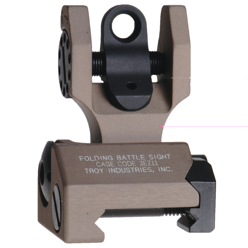 Load image into Gallery viewer, Troy Folding Rear Battle Sight Flat Dark Earth