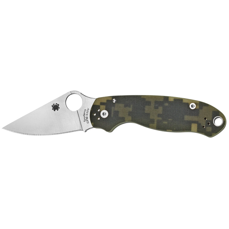 Load image into Gallery viewer, Spyderco Para3 G10 Camo Plainedge