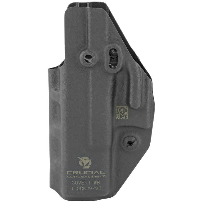 Crucial Concealment Covert IWB Holster For Glock 19 Ambi Black