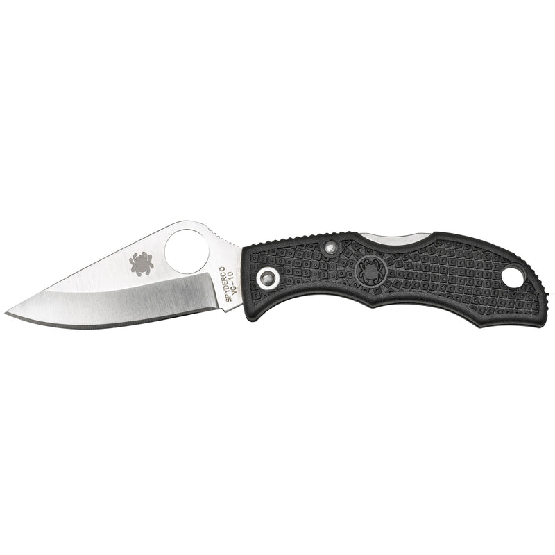 Load image into Gallery viewer, Spyderco Ladybug3 Black Frn Plain