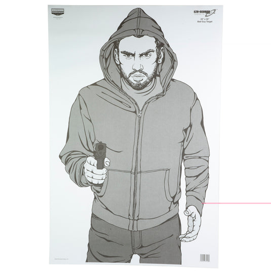 Birchwood Casey EZE-Scorer Bad Guy Target 100-23x35 (BC-37016)