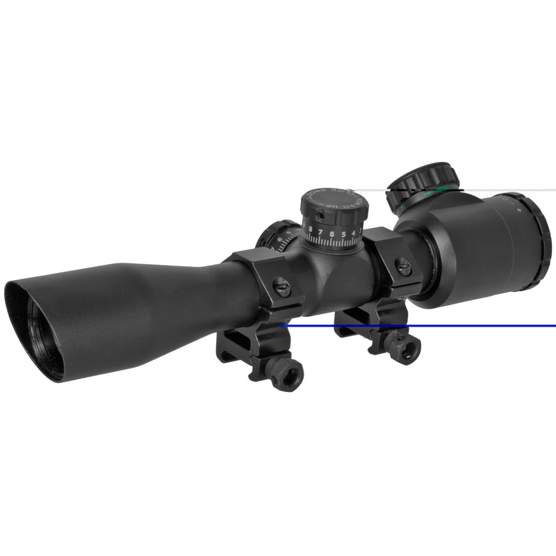 Load image into Gallery viewer, Truglo Xtreme 4x32 Tactical Scope Illuminated Mil-Dot Black (TG8504TL)