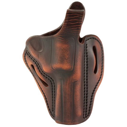 1791 Revolver Thumbreak Leather Holster (Vintage Brown, Right Hand) - Size 2