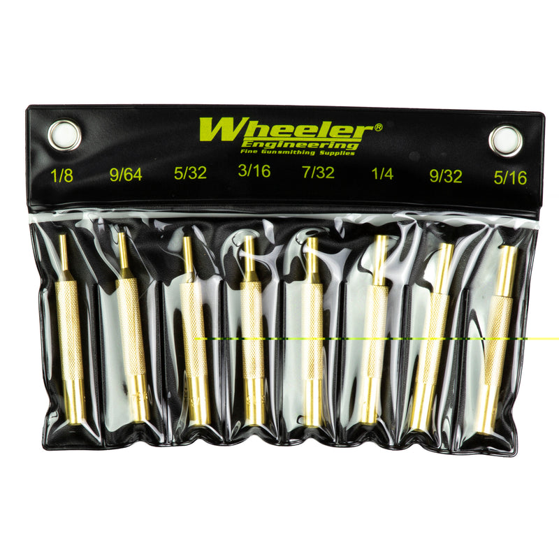 Load image into Gallery viewer, Wheeler Brass Punch Set 8 Piece