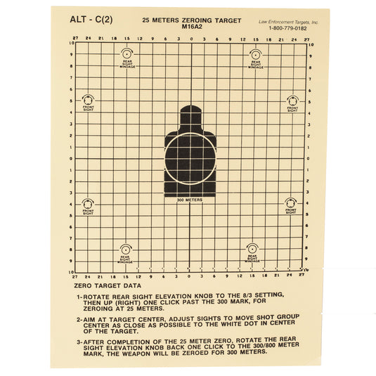 Action Target 25 Meters Dod M16a2 (Pack of 100)