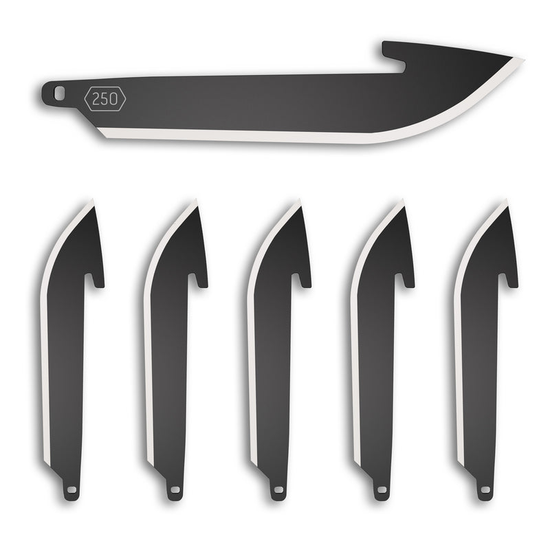 Load image into Gallery viewer, Od Edge Drop-pt Blade 6pk Blk