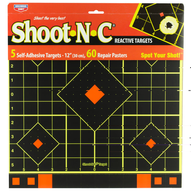 Load image into Gallery viewer, Birchwood Casey Shoot-N-C Reactive Targets - 5 Pack