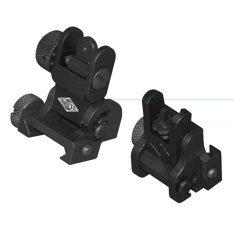 Load image into Gallery viewer, Yhm Flip Sight Set Blk