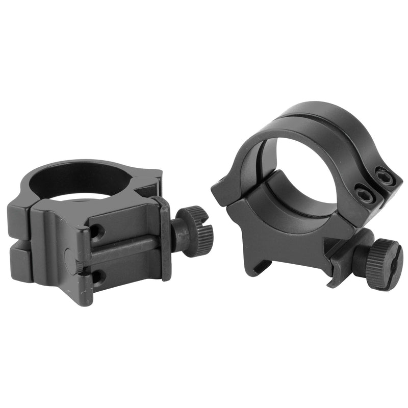 Load image into Gallery viewer, Weaver Quad Lock Rings 1" Hi MBlack