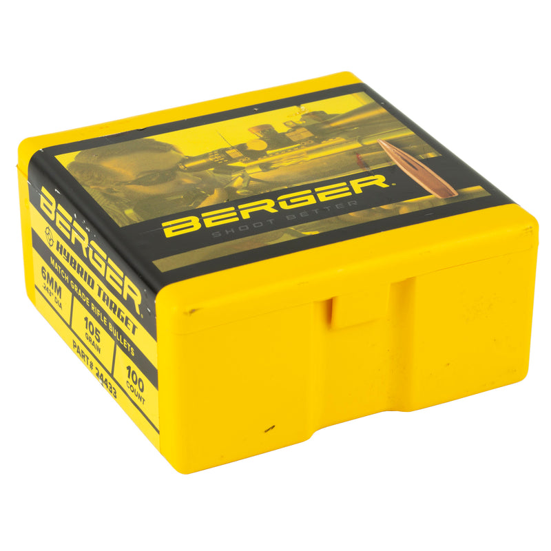 Load image into Gallery viewer, Berger .243 105g Target Hyb 100ct