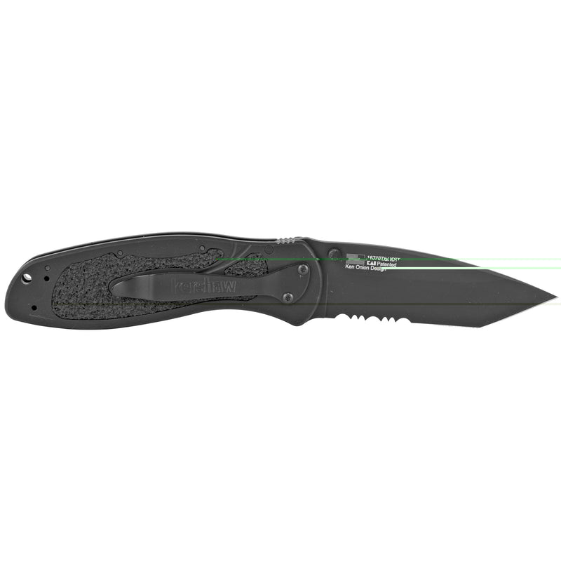Load image into Gallery viewer, Kershaw Blur Tanto 3.4" Black/Black Serr