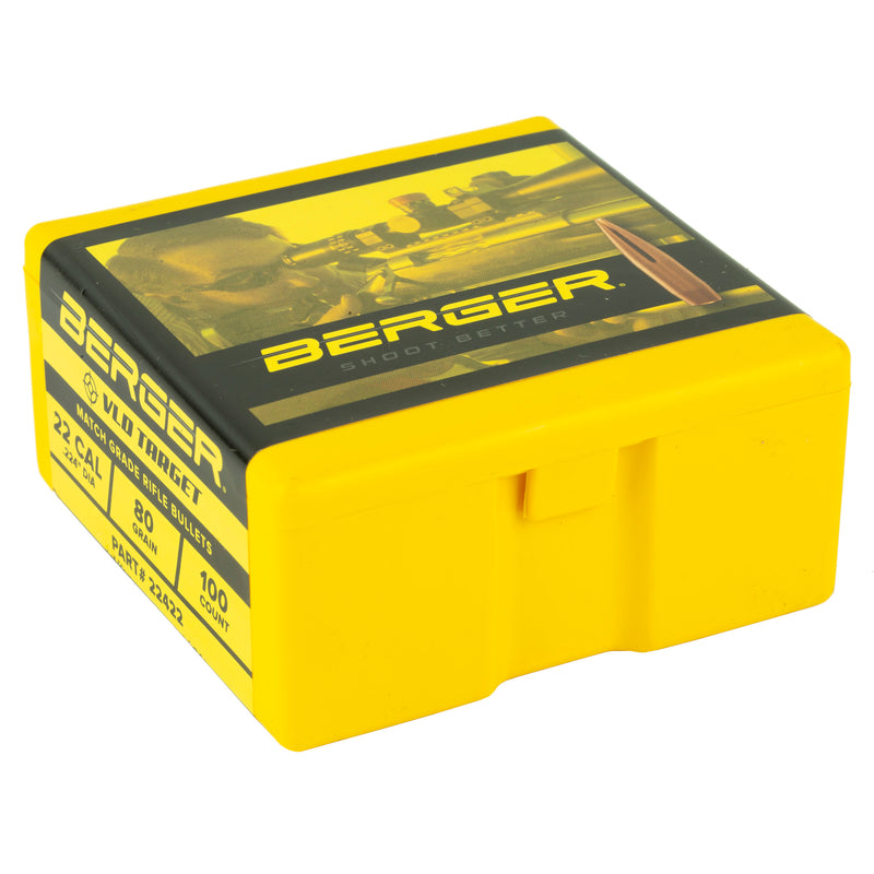 Load image into Gallery viewer, Berger .224 80g Target Vld 100ct