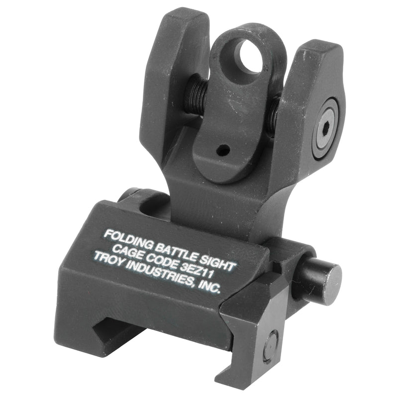 Load image into Gallery viewer, Troy Folding Rear Tritium Sight Black