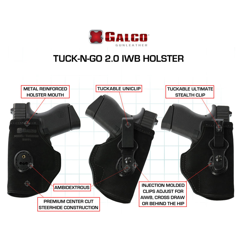 Load image into Gallery viewer, Galco Tuck-n-go 2.0 Rug Lcp Ii Rh Bk