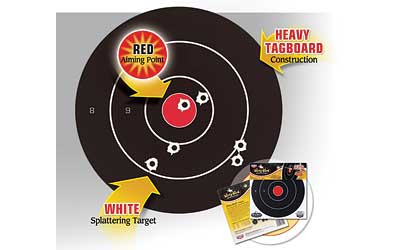 Birchwood Casey Dirty Bird Rnd Blseye Target 48-6