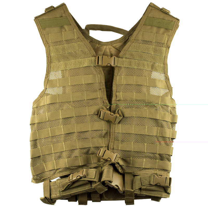 Load image into Gallery viewer, Ncstar Vism MOLLE Vest Medium to 2xl Tan (CPV2915T)