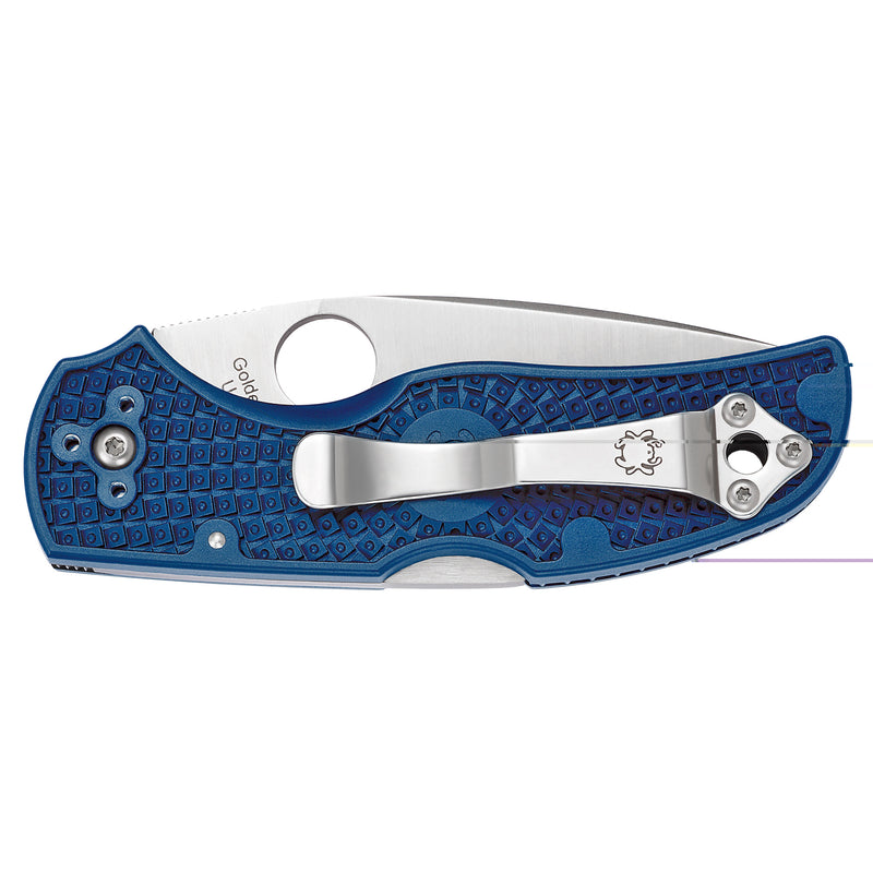 Load image into Gallery viewer, Spyderco Native 5 Lightweight Folding Pocket Knife Dark Blue (C41PDBL5)