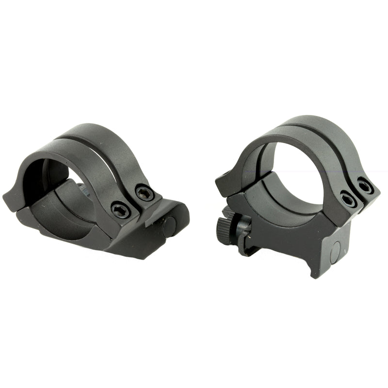 Load image into Gallery viewer, Weaver Quad Lock Rings 1" Hi Ext MBlack