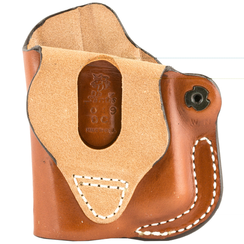 Load image into Gallery viewer, DeSantis Mini Scabbard Holster For GLOCK 43 With TLR6 Tan (019TA0CZ0)