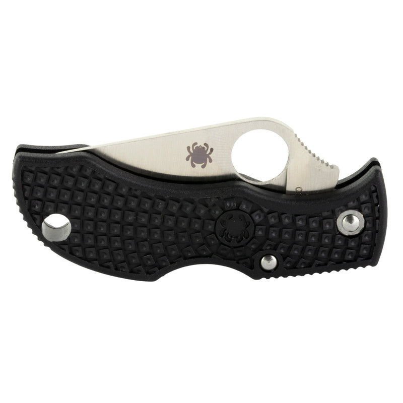 Load image into Gallery viewer, Spyderco Manbug Black Frn Plain