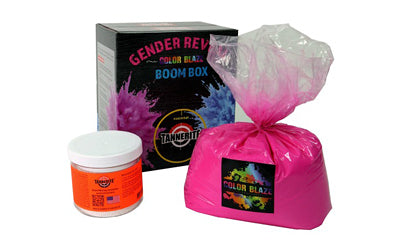 Tannerite Gender Reveal Boom Box Target (Blue or Pink Powder)