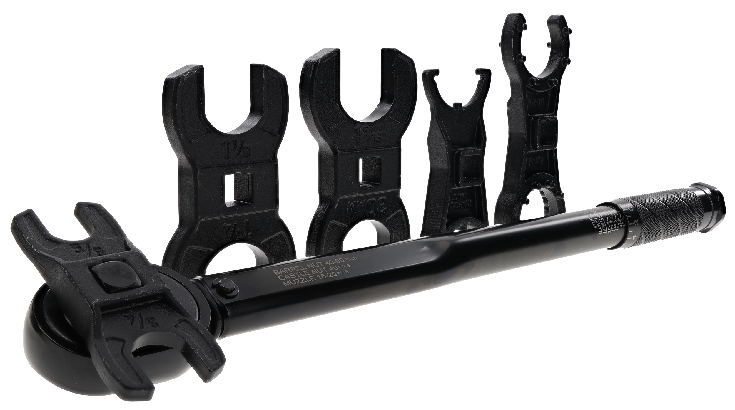 Wheeler XL F.A.T. Torque Wrench Crowfoot Set, 10–150 ft‑lb Range 