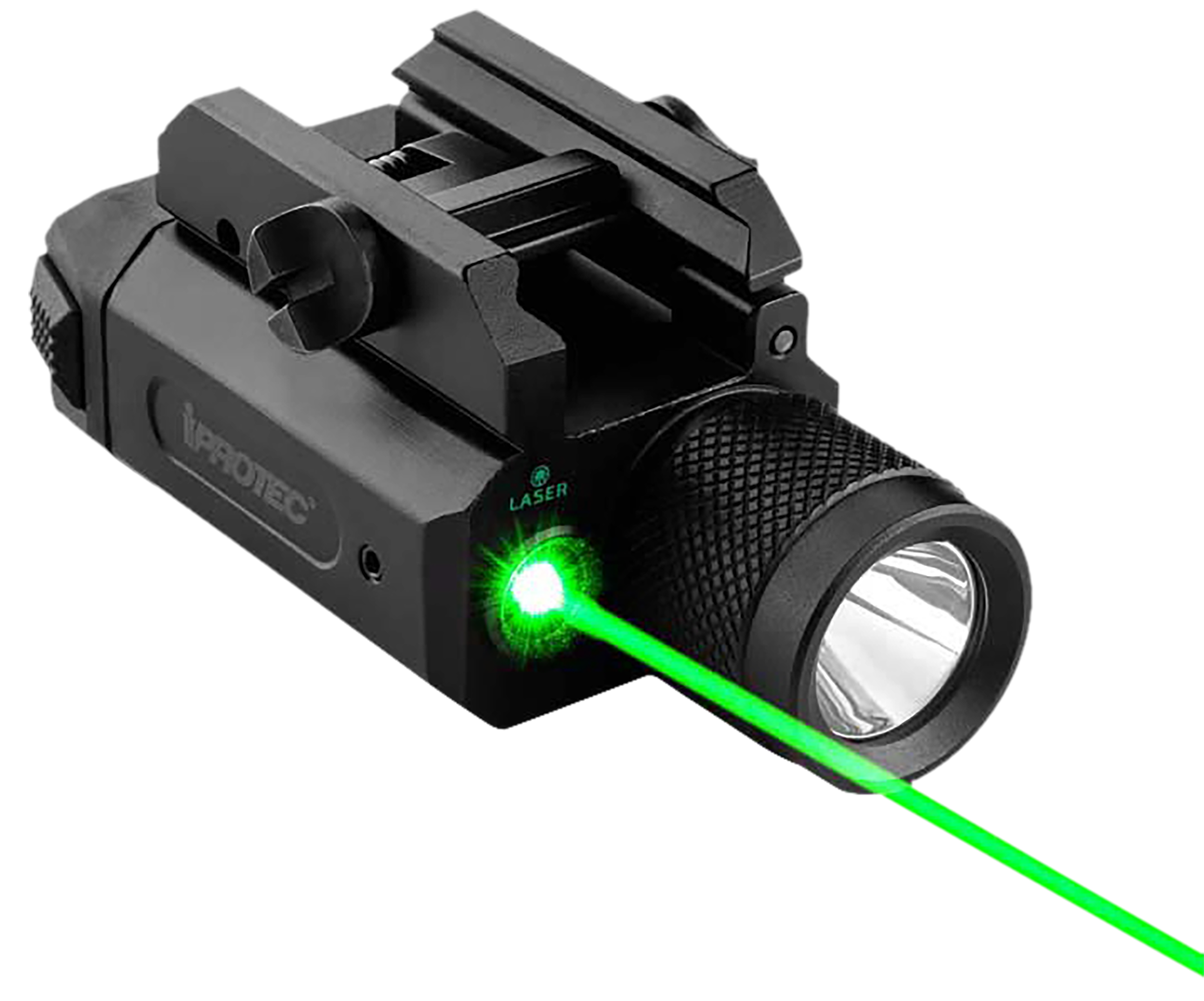 Alliance Consumer Group Rail-Mount Light with Green Laser, 600