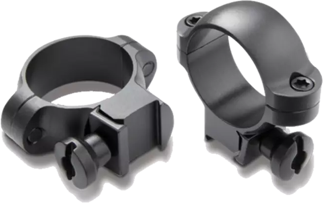 Burris Rimfire and Airgun Scope Rings - 1 inch High, Matte Black