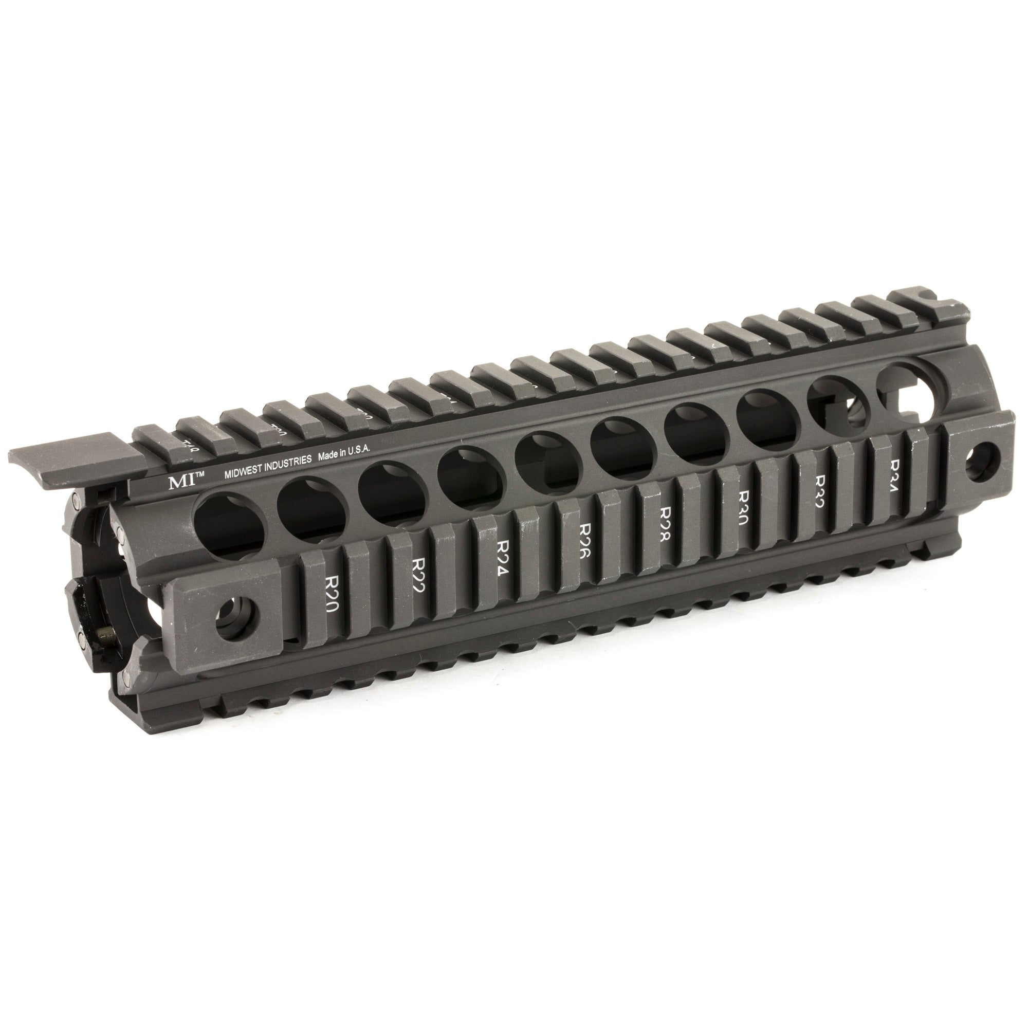 Midwest Industries AR-15 Mid-Length Gen 2 Two-Piece Drop-In Quad