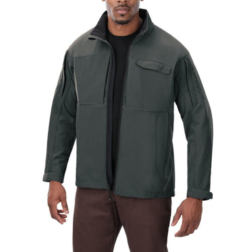 Vertx Downrange Soft Shell Jacket, Grey Medium — Water‑Repellent