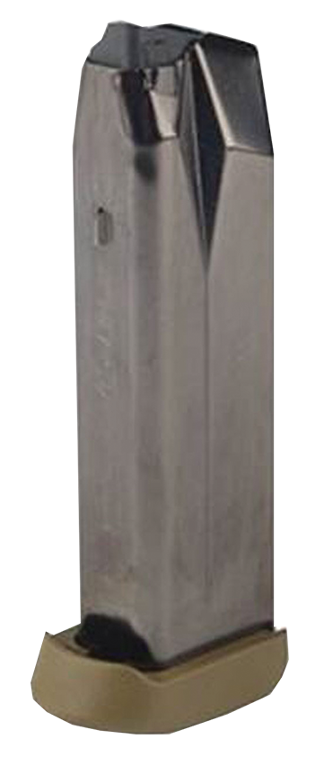 FN FNX-45 10-Round .45 ACP Magazine, Stainless Steel Body, Flat
