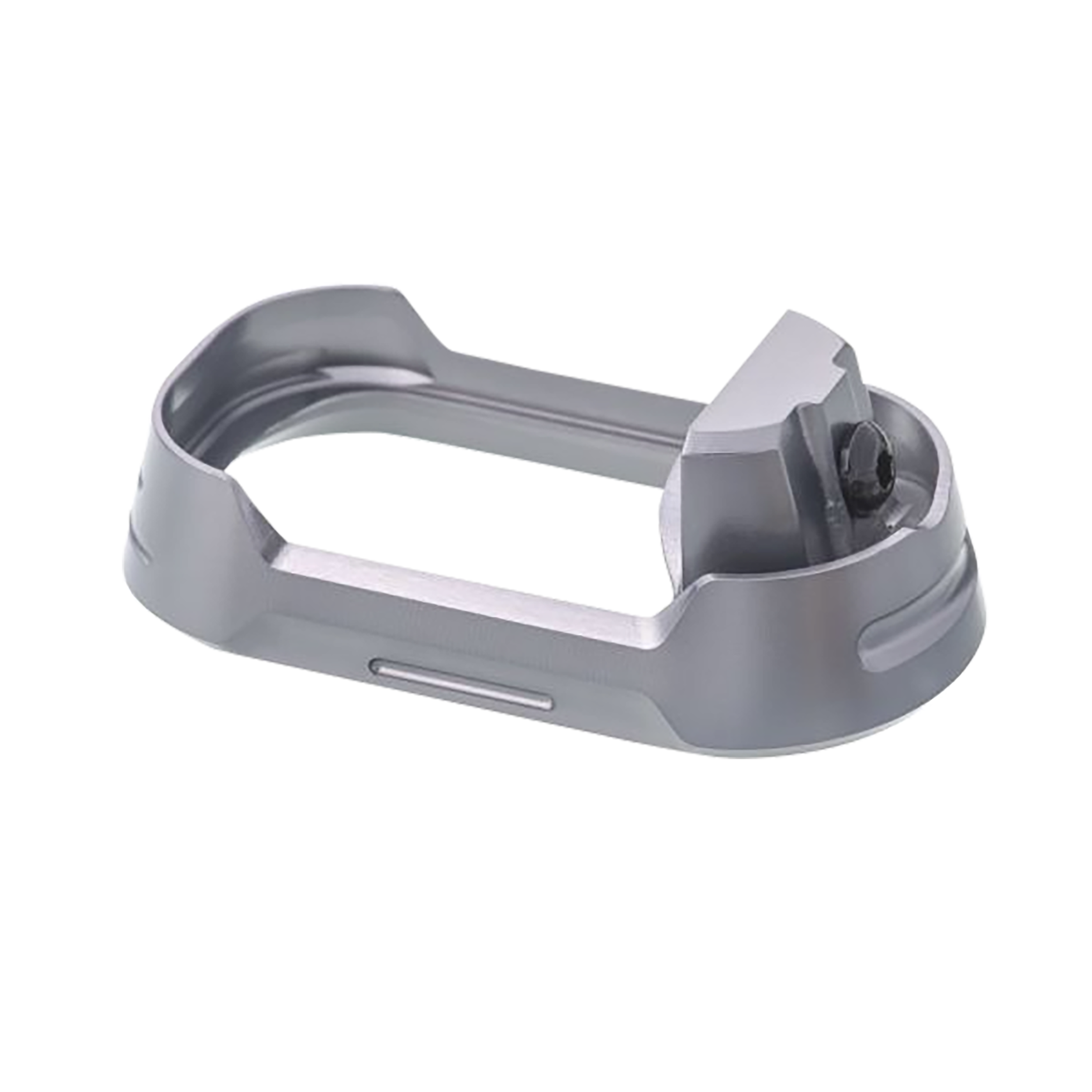 TYRANT CNC Glock 17 Generation 4 Magwell, Grey Aluminum w/ Black