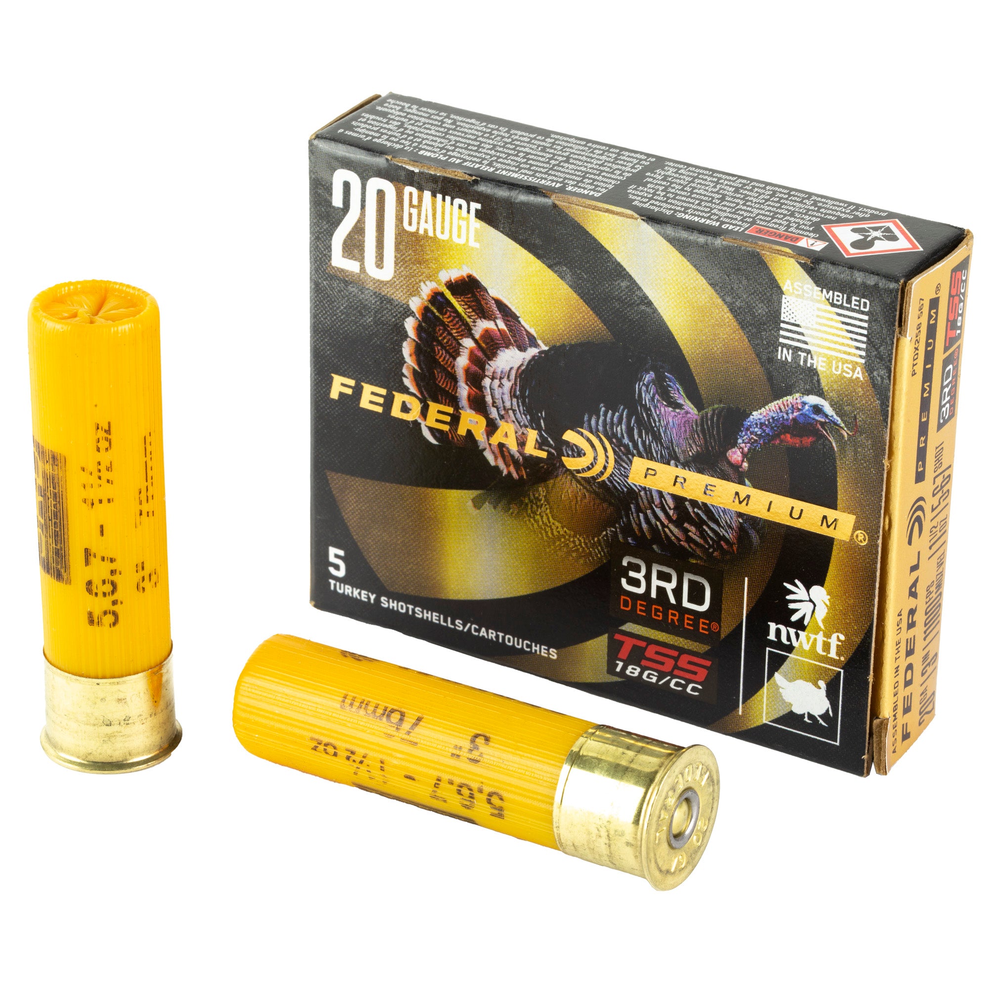 Federal Premium 3rd Degree Turkey Shotshells 20 Gauge 3in 5/6/7