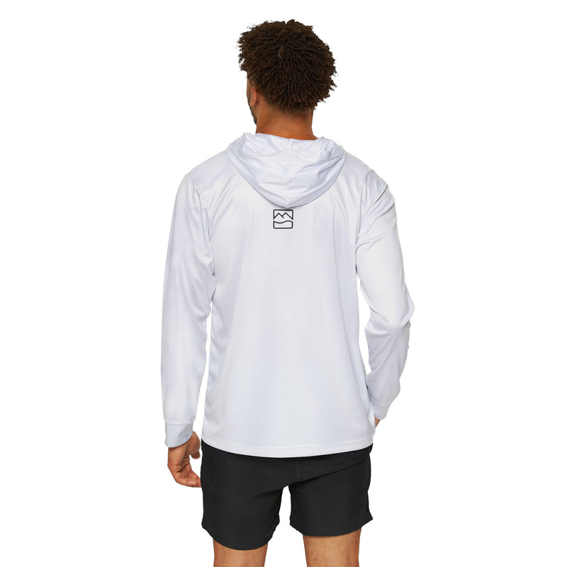 Load image into Gallery viewer, TLO Men's Sports Warmup Hoodie - Black on White