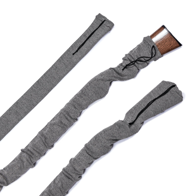 Load image into Gallery viewer, TLO Outdoors Silicon Treated Gun Socks For Rifle, Shotgun, and Gun Storage and Protection Accessories (Gray) - TLO Outdoors
