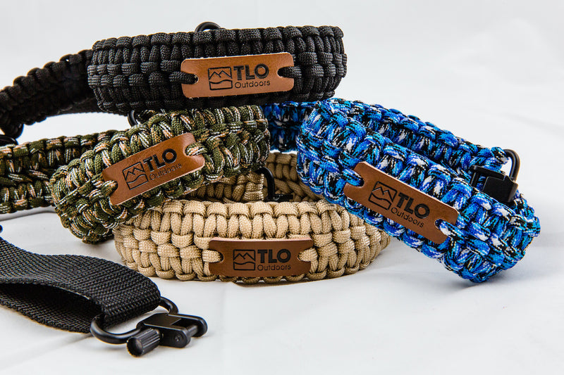 Load image into Gallery viewer, TLO Outdoors Adjustable 2-Point Paracord Tactical Gun Sling for Rifle, Shotgun, and Crossbows