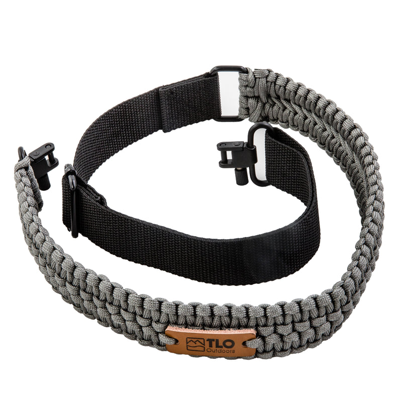 Load image into Gallery viewer, TLO Outdoors Adjustable 2-Point Paracord Tactical Gun Sling for Rifle, Shotgun, and Crossbows - TLO Outdoors