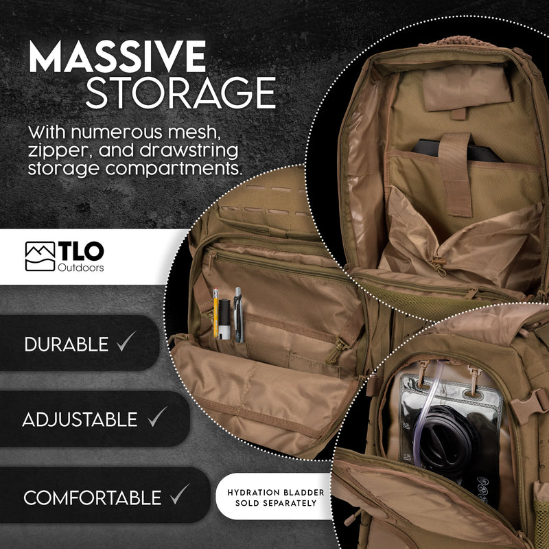 Load image into Gallery viewer, TLO Outdoors TacPack24L Tactical Backpack (24L)