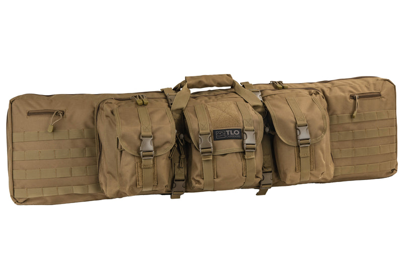Load image into Gallery viewer, TLO Outdoors Tactical Double Rifle Gun Case with Shoulder Straps