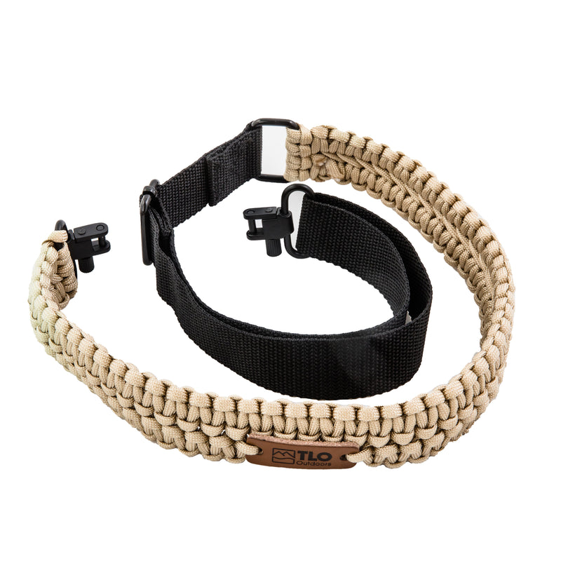 Load image into Gallery viewer, TLO Outdoors Adjustable 2-Point Paracord Tactical Gun Sling for Rifle, Shotgun, and Crossbows - TLO Outdoors